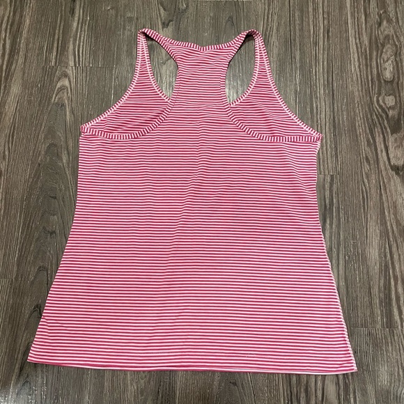 Gap Fit exercise top women’s size XL never worn. Pink striped workout top Barbie - Picture 6 of 6